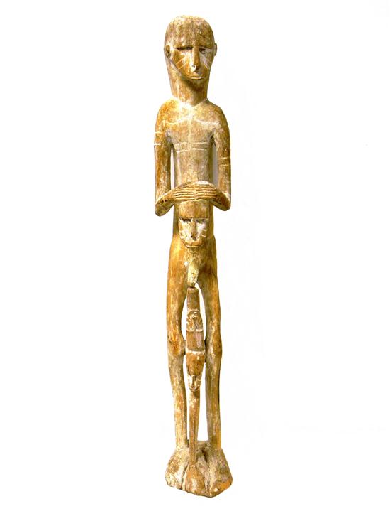 New Guinea figural statue 
