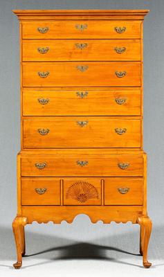 New Hampshire high chest, maple