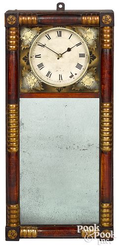 NEW HAMPSHIRE MIRROR CLOCK, CA.