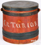 NEW HAMPSHIRE PAINTED FIRKIN,