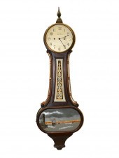 NEW HAVEN BANJO CLOCK: Reverse