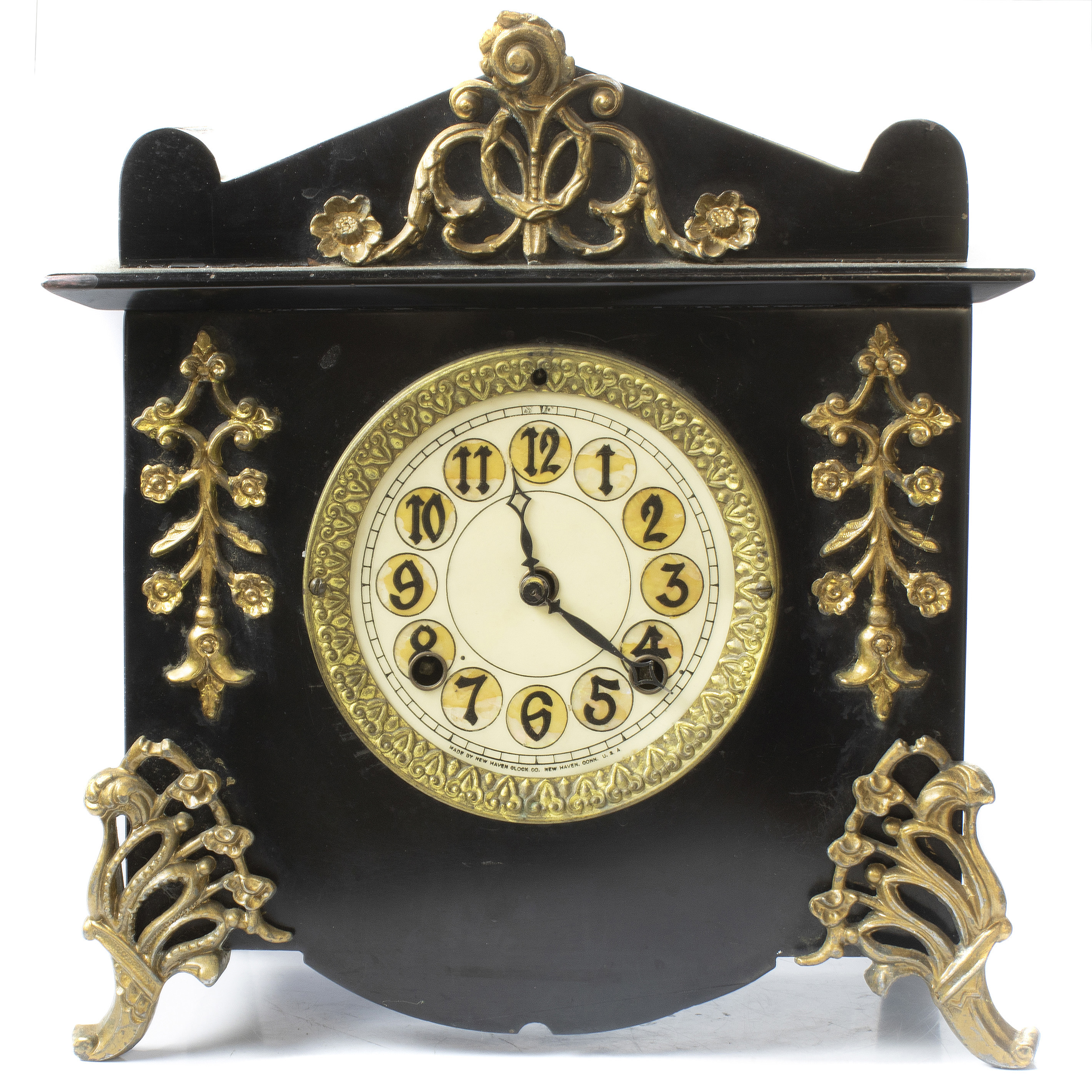 NEW HAVEN CLOCK COMPANY EBONIZED