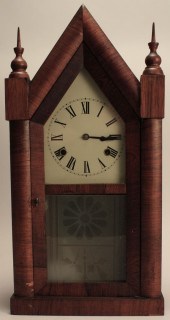 NEW HAVEN STEEPLE CLOCKMahogan