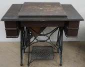 NEW HOME OAK AND IRON TREADLE