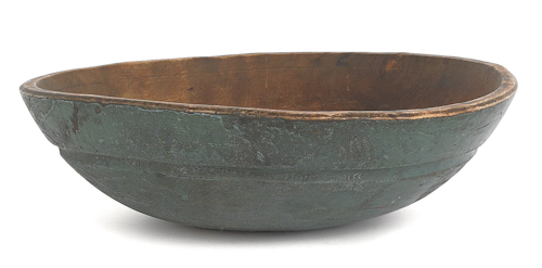 New Jersey carved wooden bowl