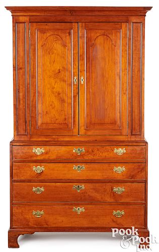 NEW JERSEY CHIPPENDALE CHERRY