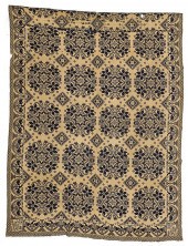 New Jersey Jacquard coverlet w
