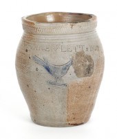 New Jersey stoneware crock dat