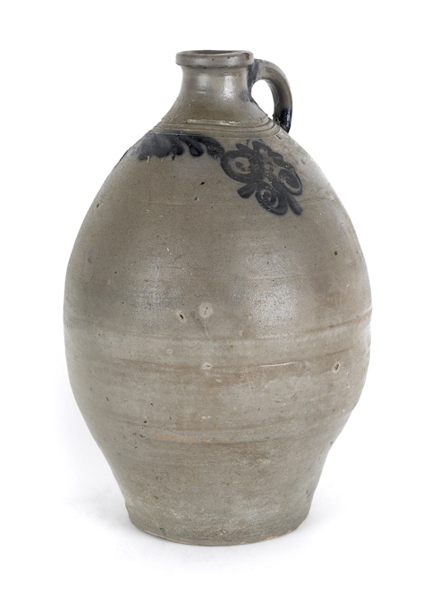 New Jersey stoneware jug with