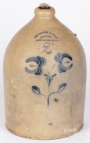 NEW JERSEY TWO-GALLON STONEWARE