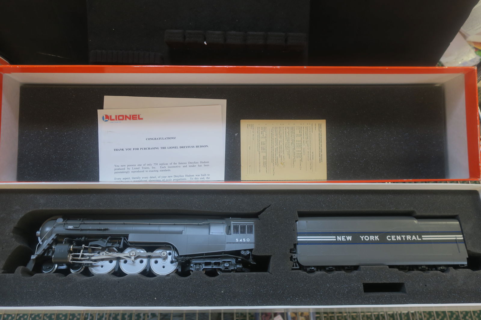 NEW LIONEL DREYFUSS HUDSON