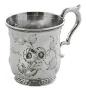 NEW ORLEANS COINS SILVER MUG,
