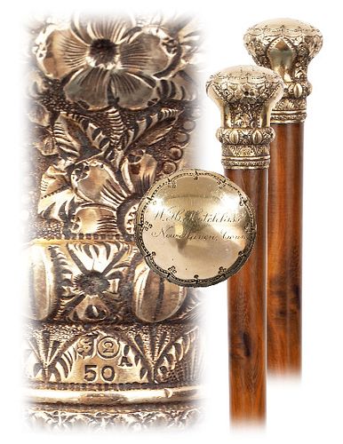 NEW WORLD GOLD DRESS CANE-Ca.