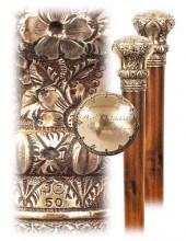 NEW WORLD GOLD DRESS CANE-Ca.