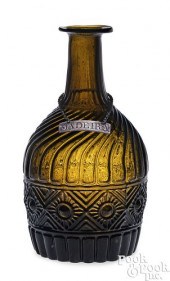 NEW YORK BLOWN THREE-MOLD GLAS