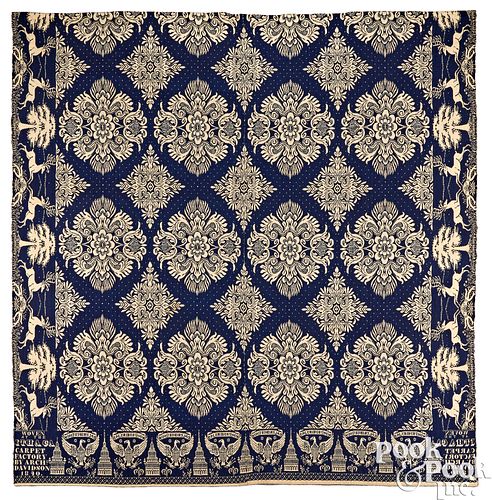 NEW YORK BLUE AND WHITE JACQUARD