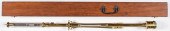 NEW YORK BRASS STICK BAROMETER