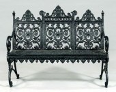 New York cast iron garden benc