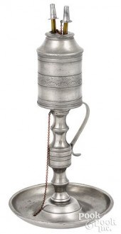 NEW YORK CITY PEWTER FLUID LAM
