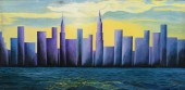 NEW YORK CITY SKYLINE PAINTING