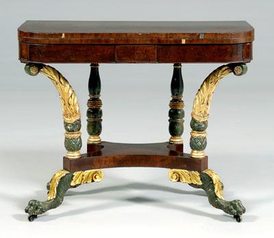 New York classical card table,