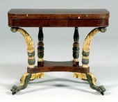 New York classical card table,