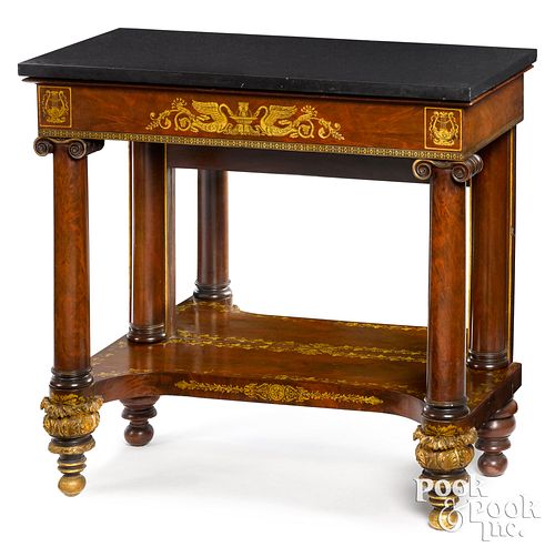 NEW YORK CLASSICAL MAHOGANY PIER
