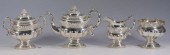 NEW YORK COIN SILVER TEA SERVI