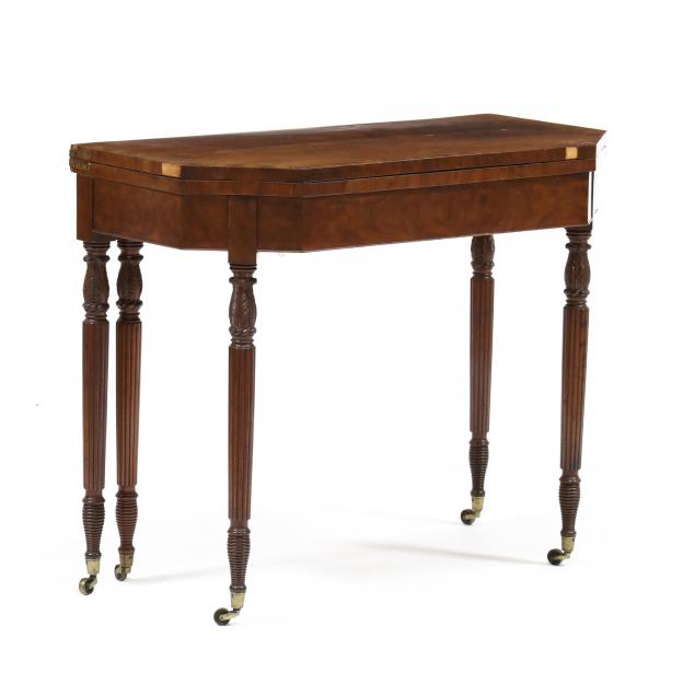 NEW YORK FEDERAL CARVED MAHOGANY
