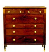 New York Federal mahogany ches