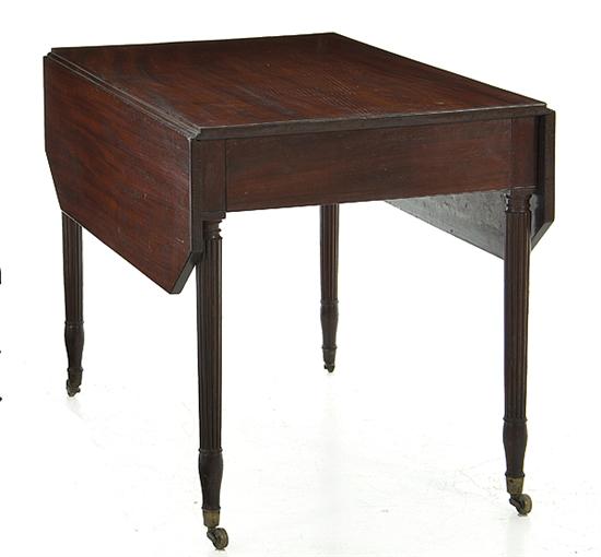 New York Federal mahogany drop-leaf