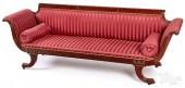 NEW YORK FEDERAL MAHOGANY SOFA