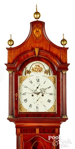 NEW YORK FEDERAL MAHOGANY TALL CASE