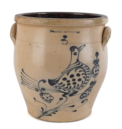 New York five-gallon stoneware