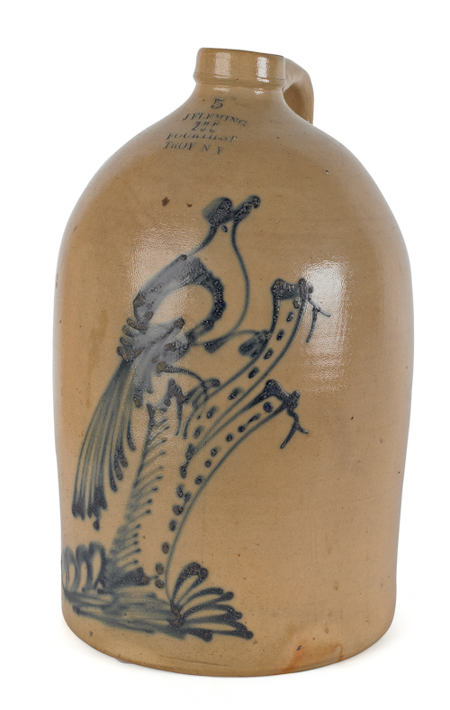 New York five-gallon stoneware