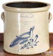 NEW YORK FOUR GALLON STONEWARE