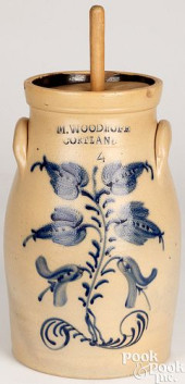 NEW YORK FOUR-GALLON STONEWARE