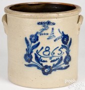 NEW YORK FOUR-GALLON STONEWARE