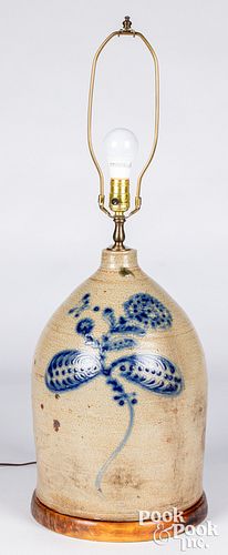 NEW YORK FOUR-GALLON STONEWARE
