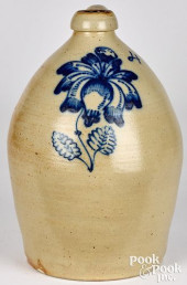 NEW YORK FOUR-GALLON STONEWARE