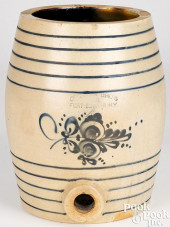 NEW YORK FOUR-GALLON STONEWARE