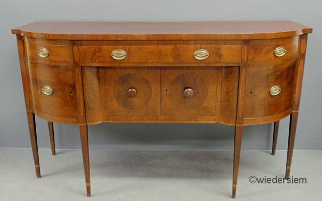New York Hepplewhite inlaid