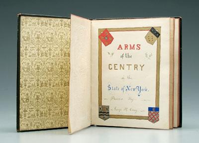 [New York Heraldry], 1862, book