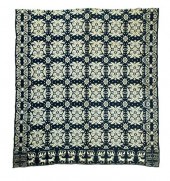 NEW YORK JACQUARD COVERLET.  I