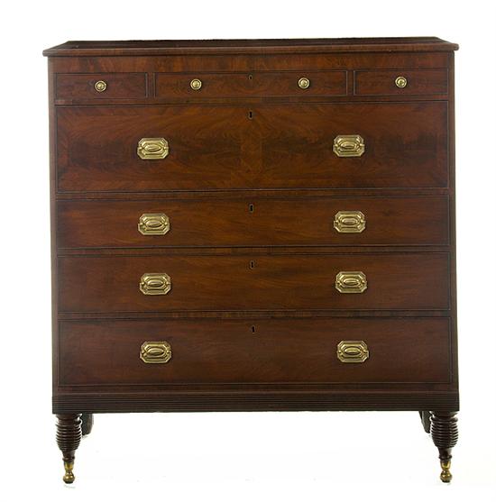 New York Neoclassical mahogany