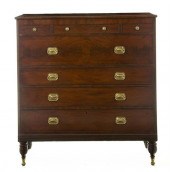 New York Neoclassical mahogany