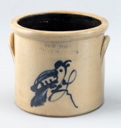 NEW YORK ONE-GALLON STONEWARE