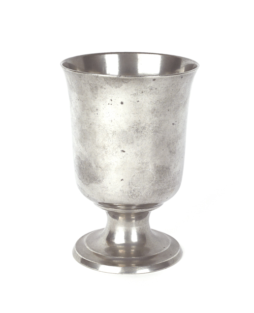 New York pewter chalice ca. 1840