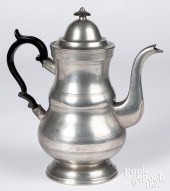 NEW YORK PEWTER COFFEE POT, CA