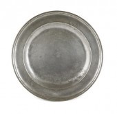 New York pewter deep dish ca.